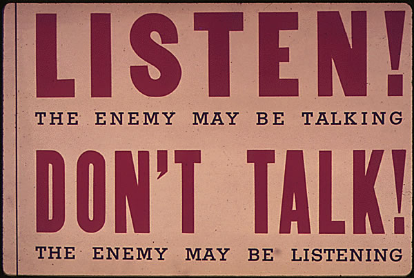 Careless Talk_Listen Don't Talk